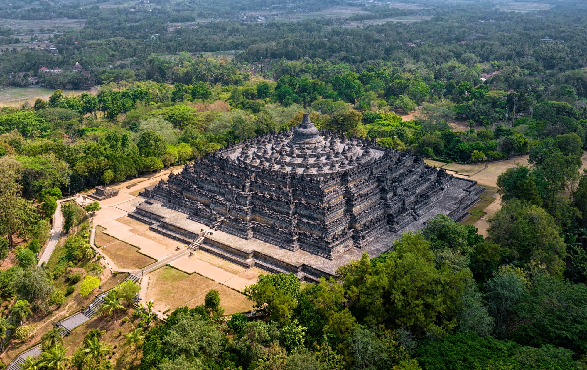 Entdeckertour Mittel-Java ab Yogyakarta und Umgebung: Indonesien Java Borobudur