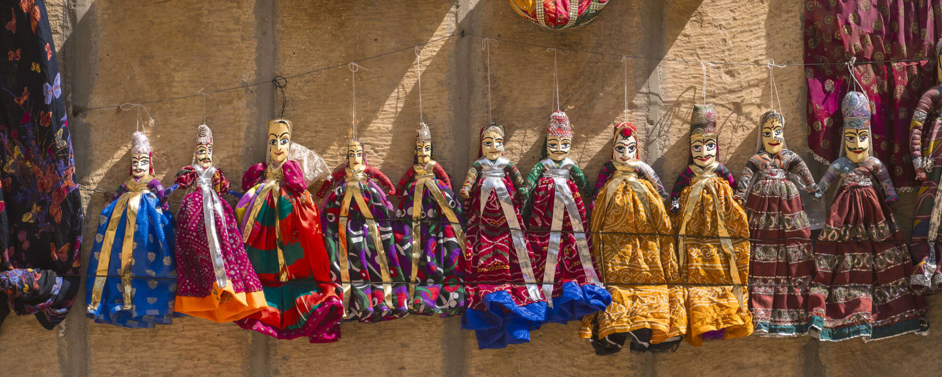 Heritage Reise Nordindien ab Delhi: Indien Traditionelle Puppen