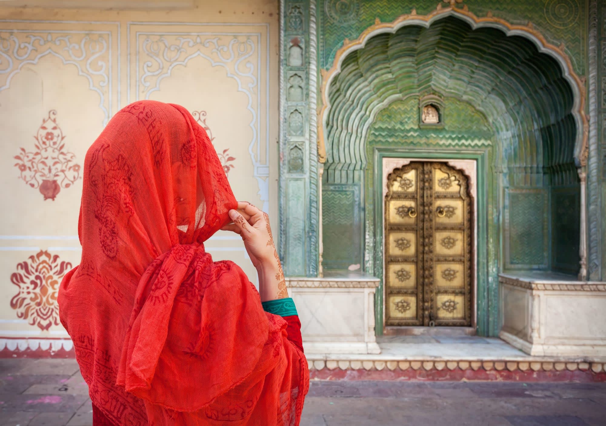 Heritage Reise Nordindien ab Delhi: Indien Rajasthan Jaipur Frau