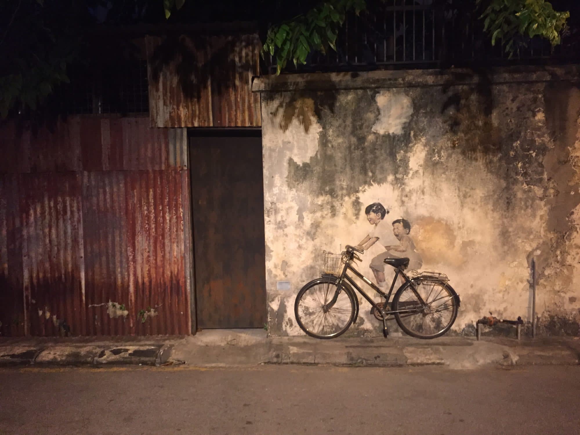 Klassisches Malaysia ab Kuala Lumpur: Malaysia Penang Graffiti Street
