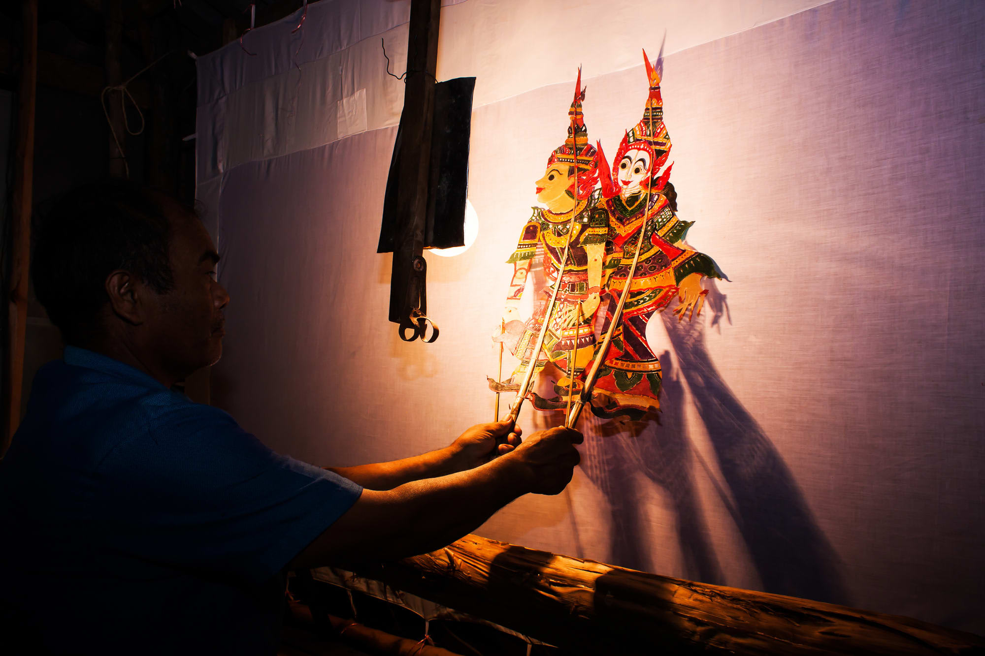 Khanom - unbekanntes Südthailand: Thailand Nakon Si Thammarat Schattenpuppentheater