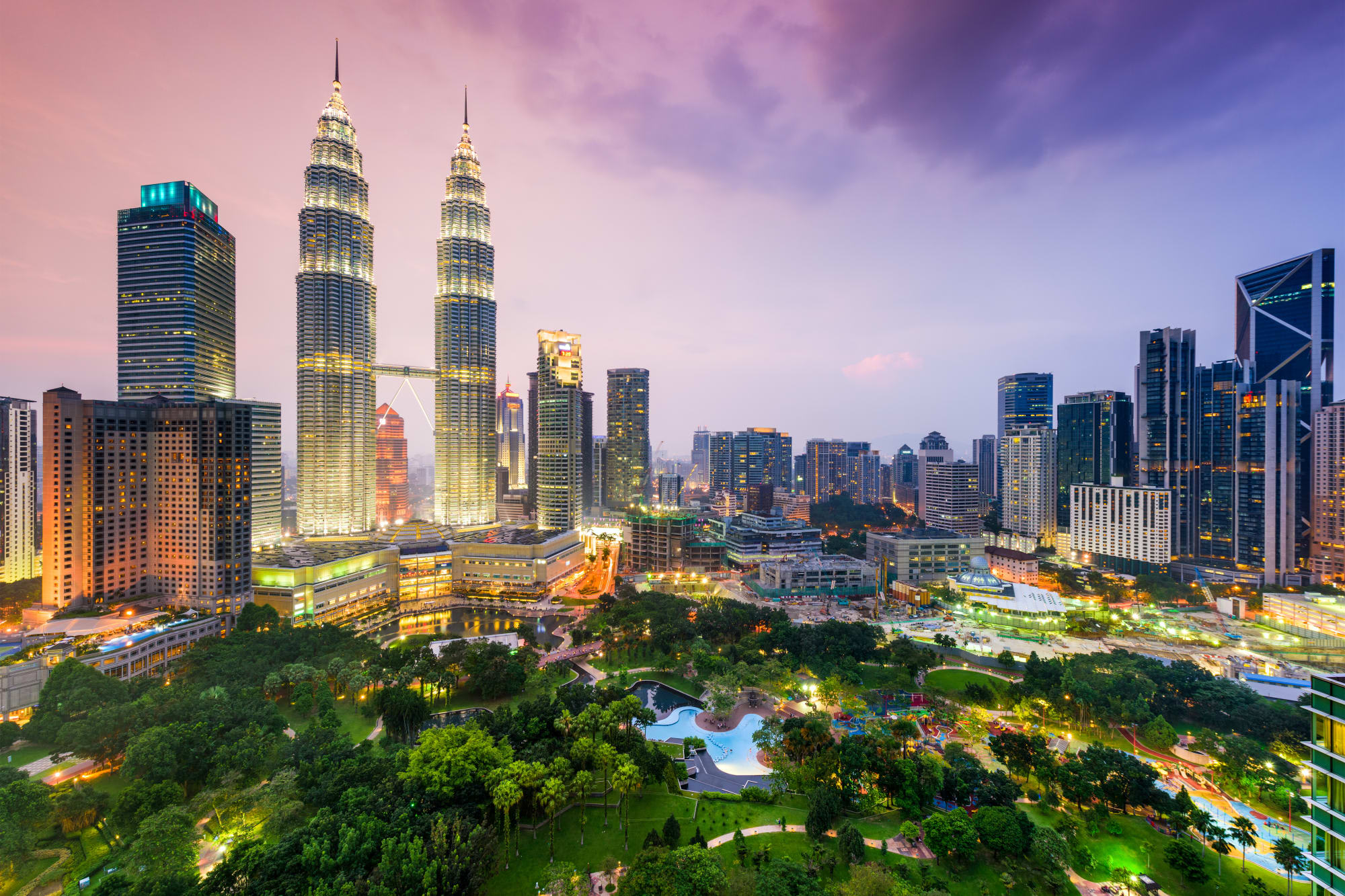 Singapur & Inseltraum Tioman: Malysia Kuala Lumpur Skyline