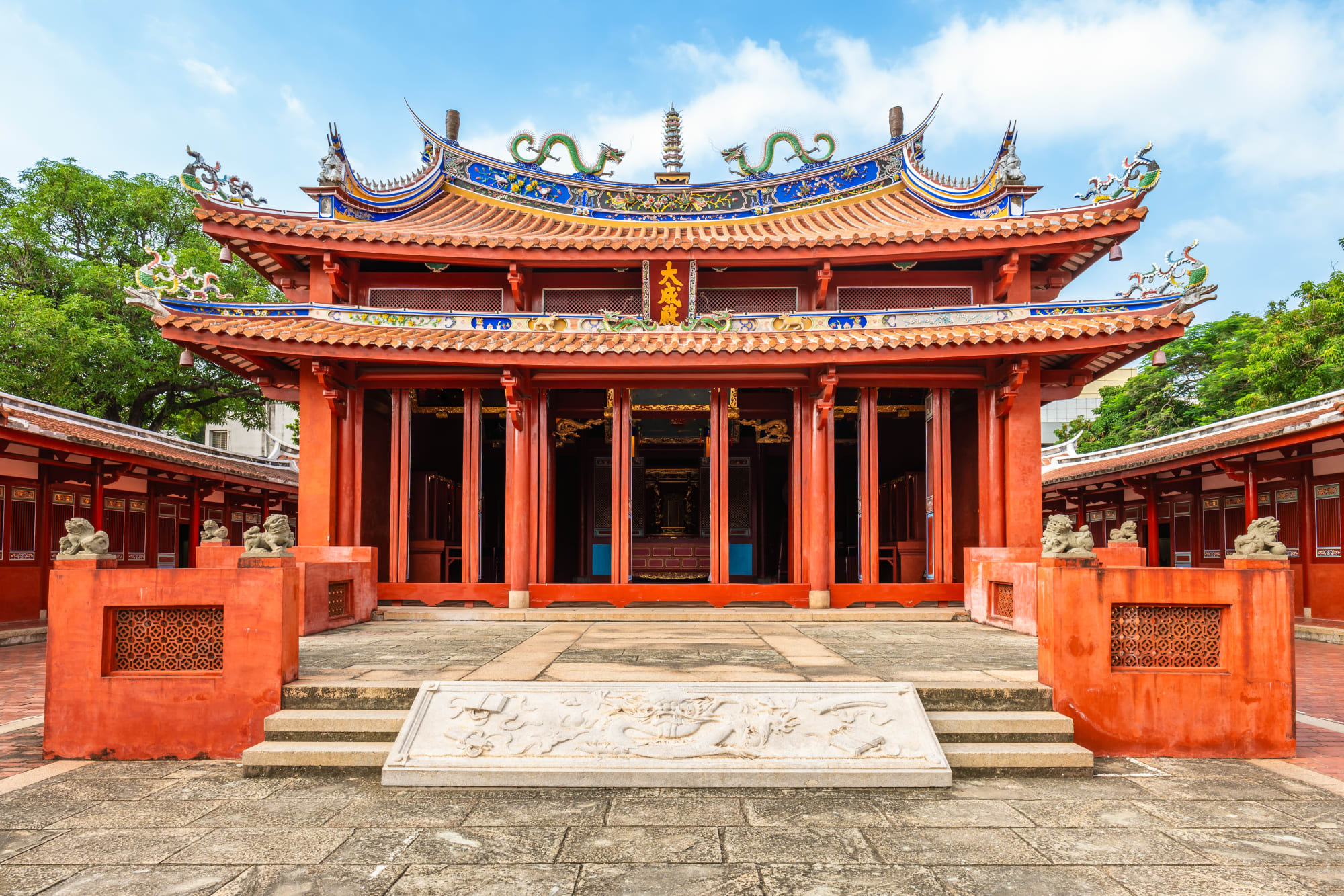 Große Taiwan Mietwagenreise ab Taipei: Taiwan Tainan Konfuzius Tempel