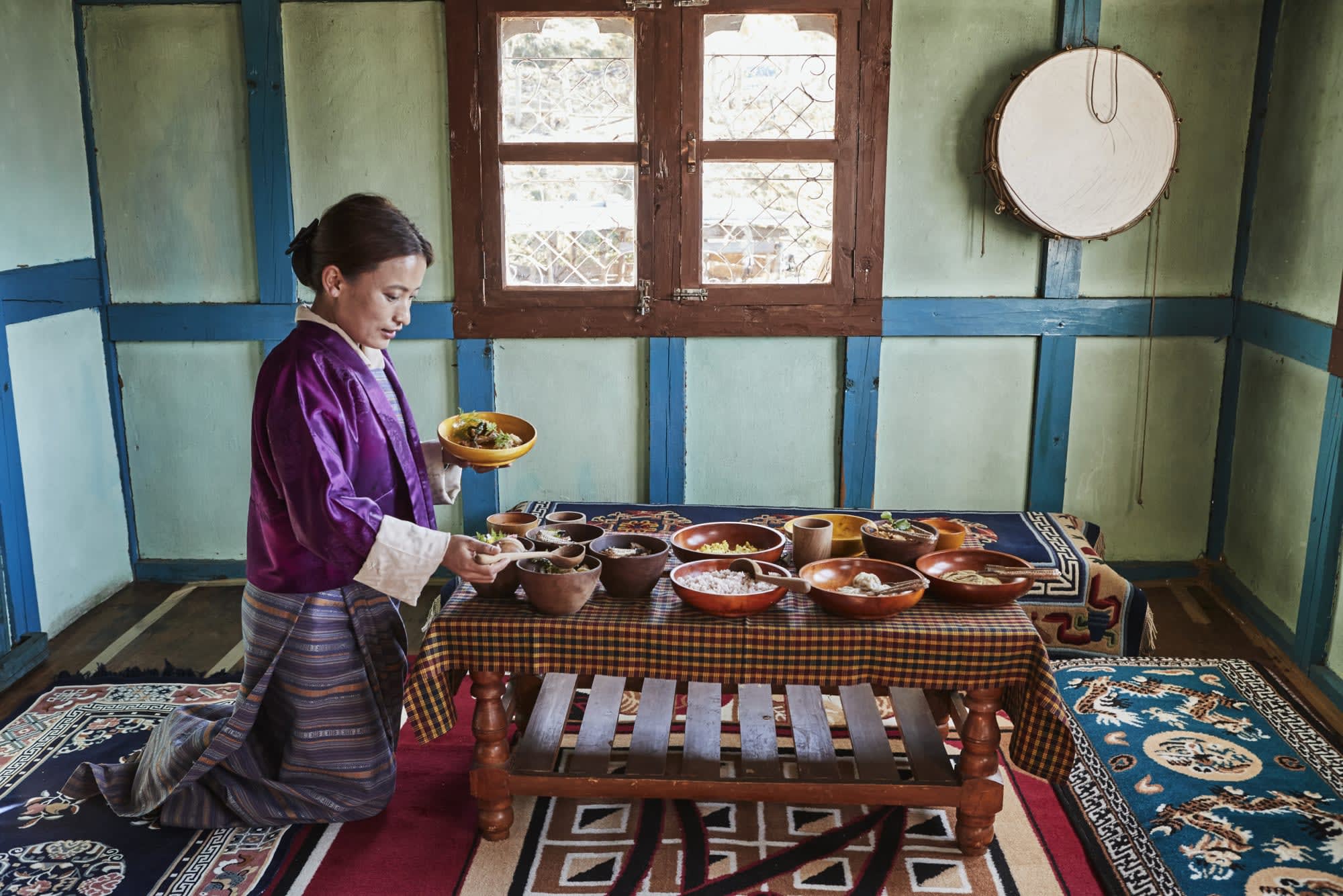 Touching Sense - Bhutan erleben mit Six Senses ab Paro: f&b: Bhutan Six Senses Paro Farmhouse