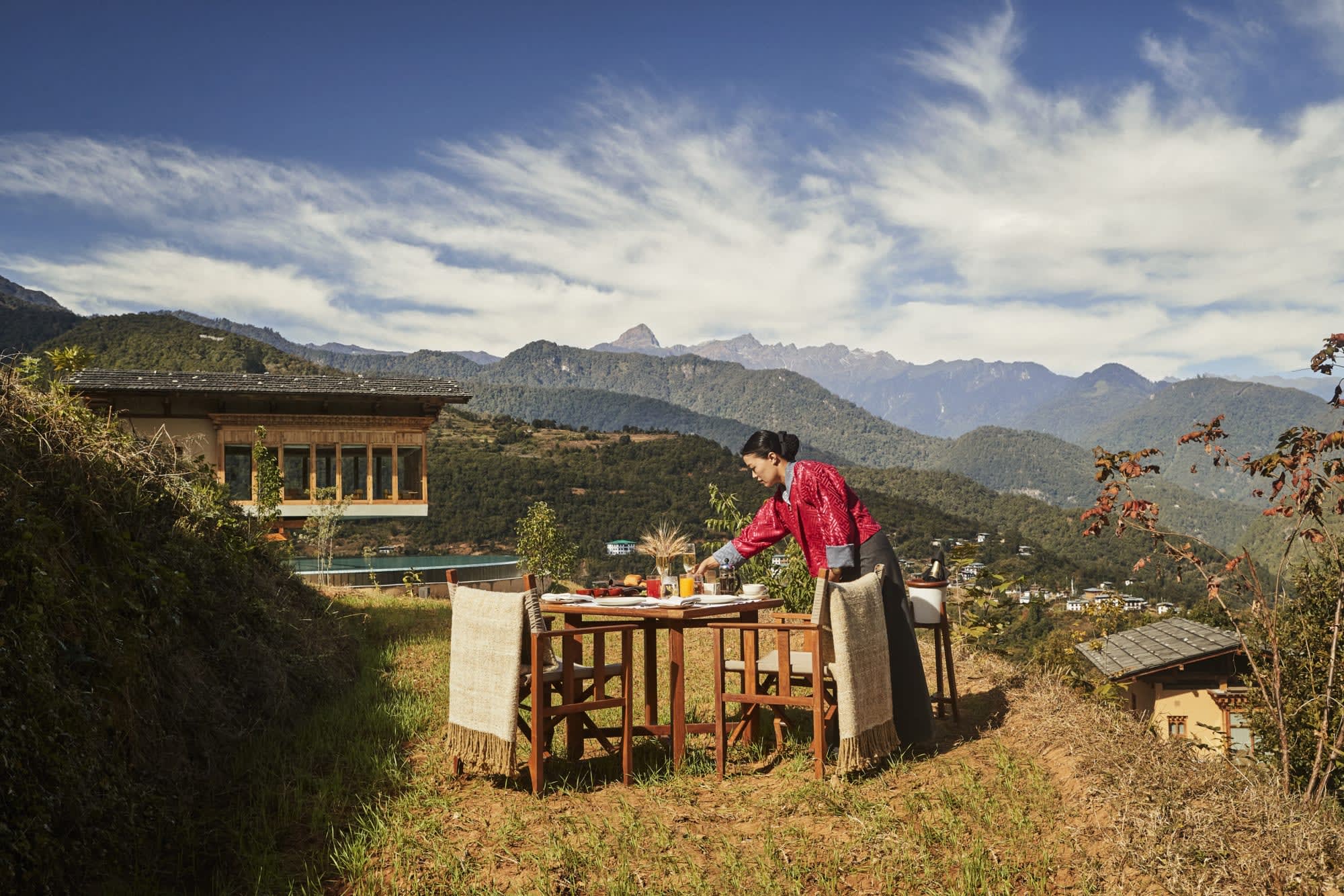 Touching Sense - Bhutan erleben mit Six Senses ab Paro: f&b: Bhutan Six Senses Punakha