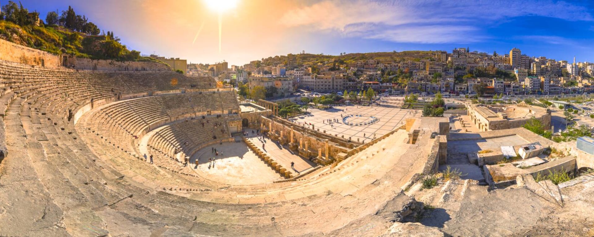 Jordanien hautnah - kulinarische Erlebnisreise ab Amman: Jordanien Amman Roemisches Theater