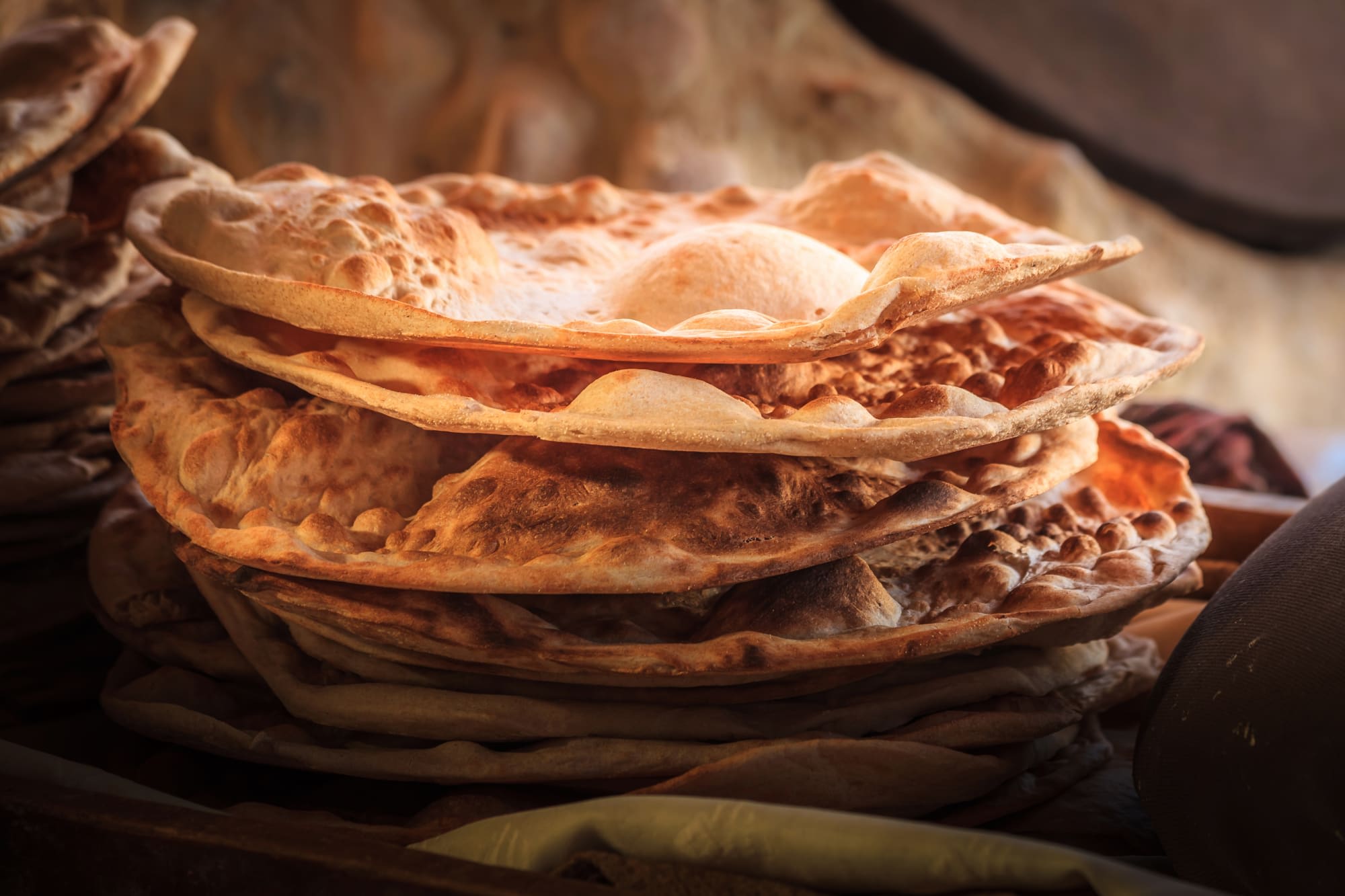 Höhepunkte Jordanien inkl. Zusatznacht Wadi Rum ab Amman: Jordanien traditionelles Fladenbrot
