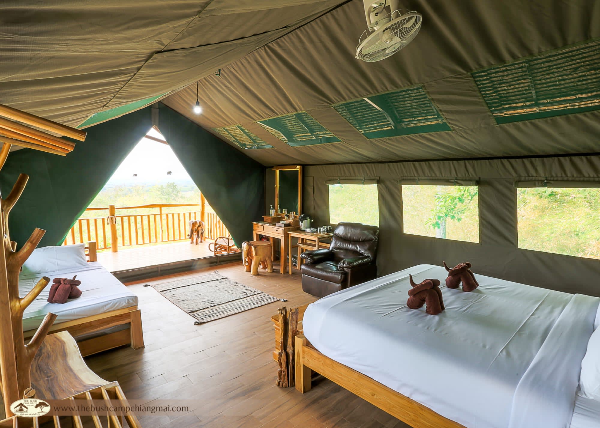 Bush Camp Elephant Safari Chiang Mai 3 Tage: Thailand Chiang Mai The Bush Camp Safari
