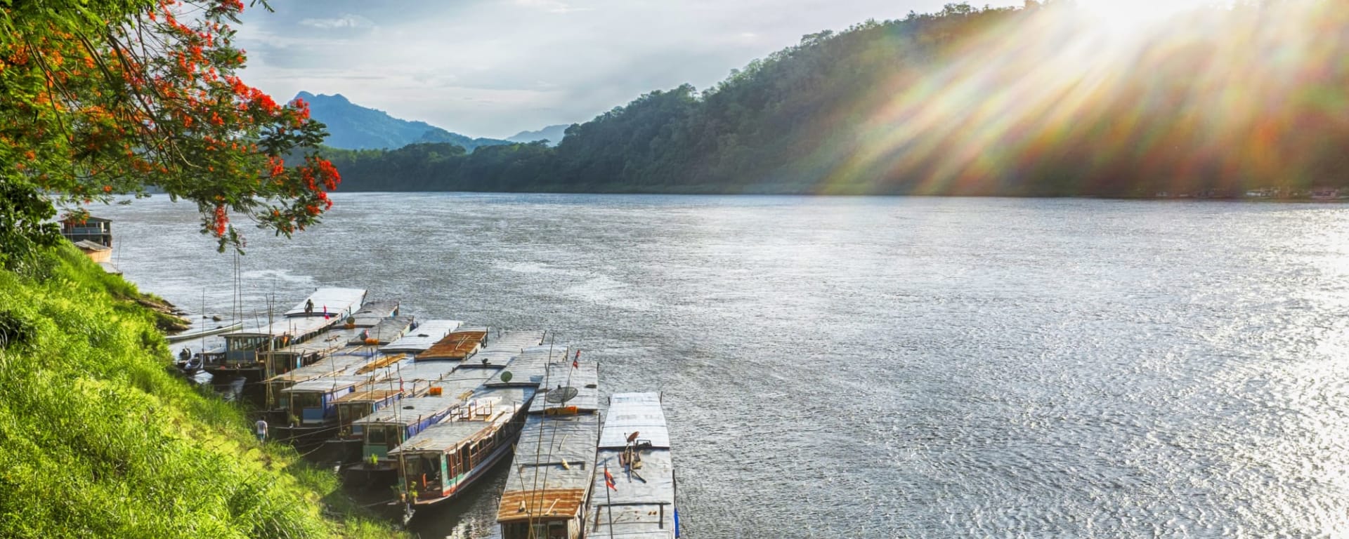Flusskreuzfahrt Grand Cruise von Thailand bis Laos ab Huay Xai: Laos Luang Prabang Mekong