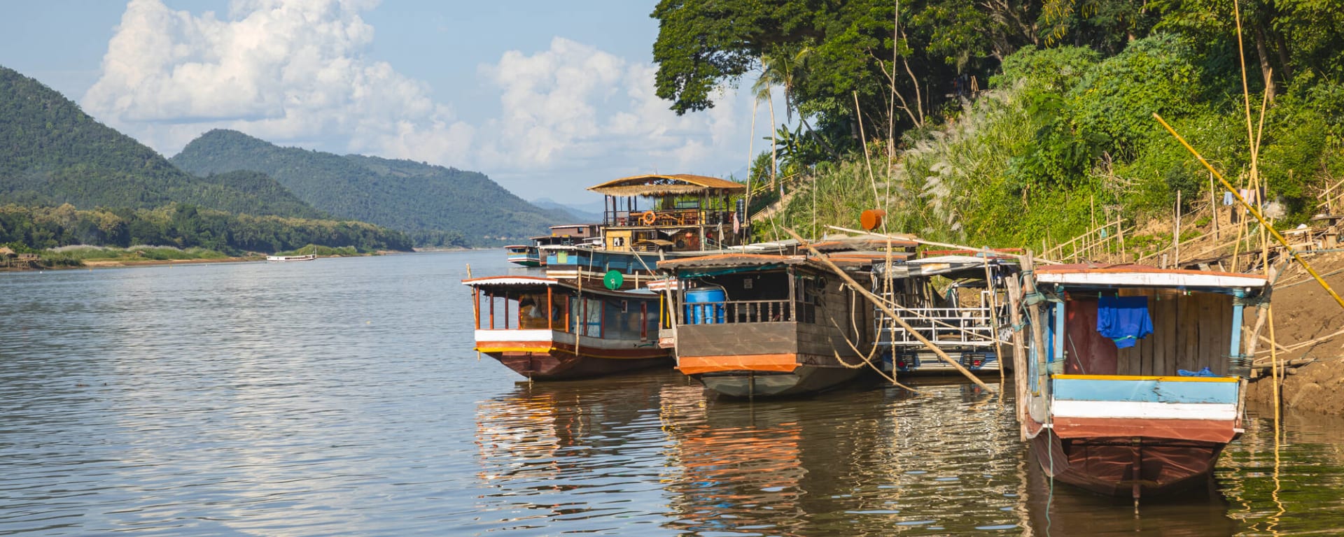 Flusskreuzfahrt Grand Cruise von Thailand bis Laos ab Huay Xai: Laos Luang Prabang Mekong