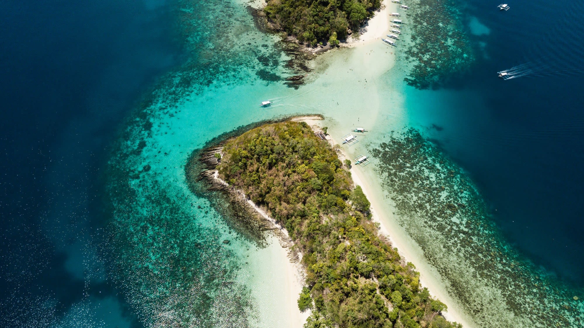 Klassisches Palawan: Philippinen Palawan Port Barton Insel hüpfen