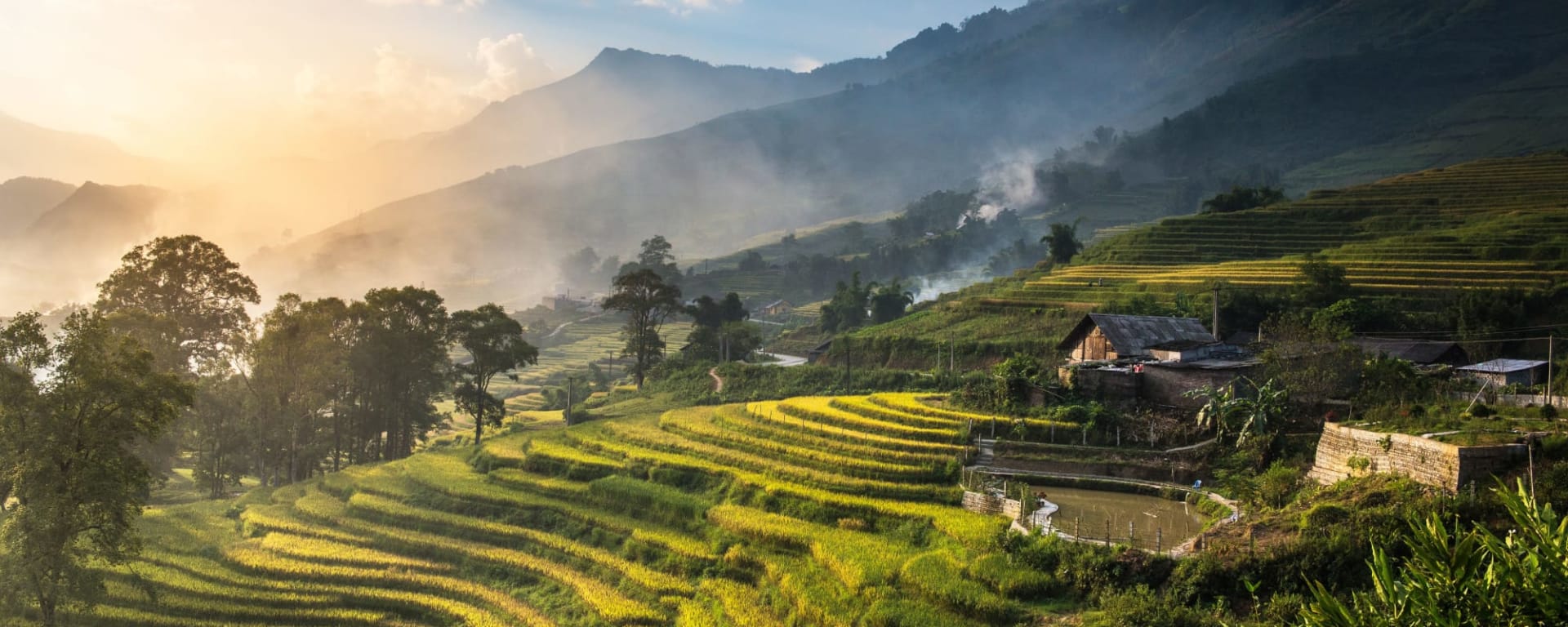 Kurztour Natur & Kultur Sapa ab Hanoi: Vietnam Sapa Reisfeld