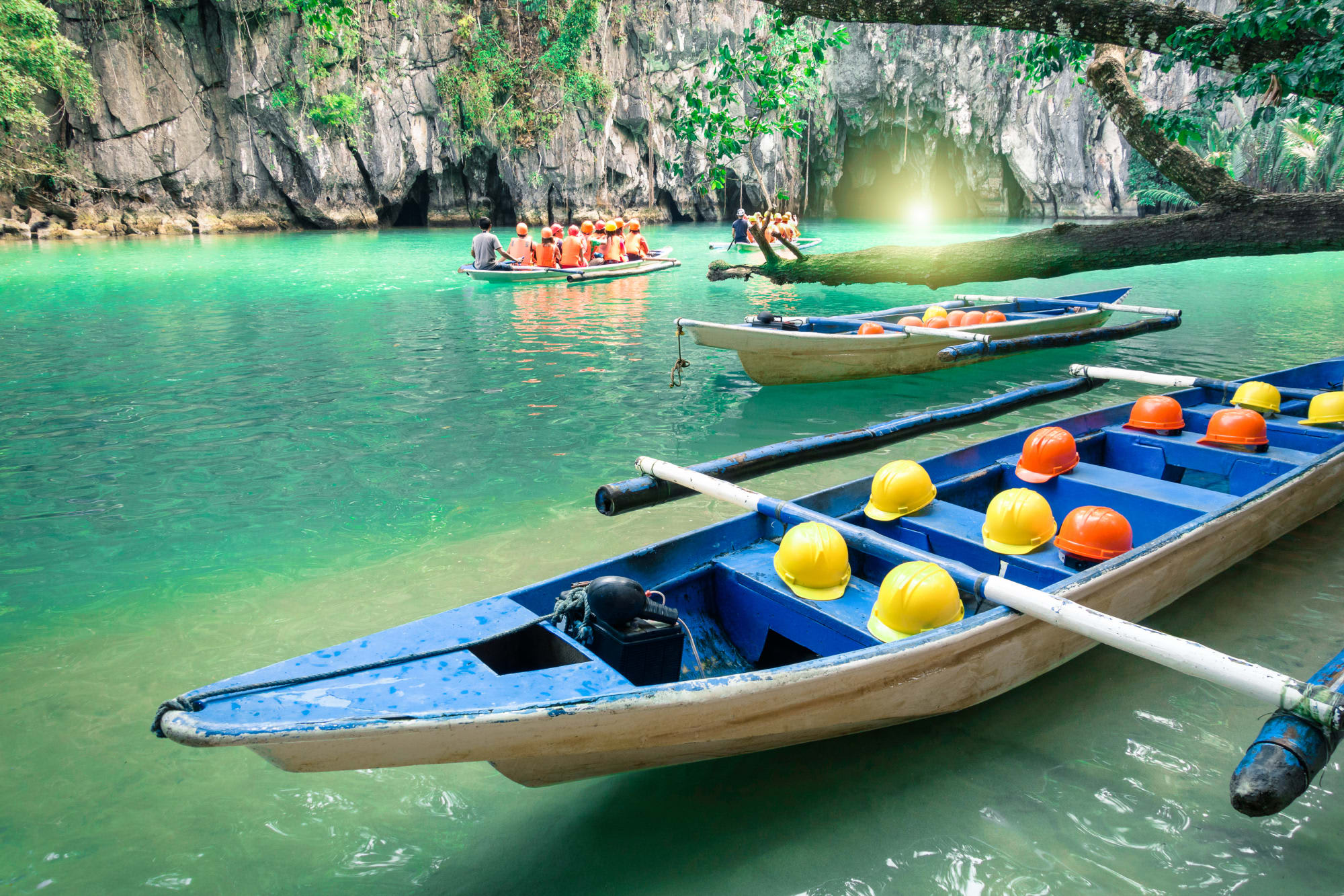 Palawan Vibes: Philippinen Palawan Unterirdischer Fluss