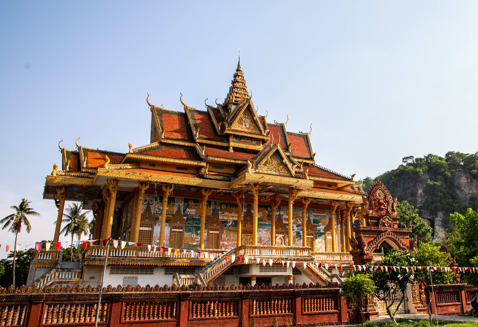 Kambodscha mal anders ab Siem Reap: Kambodscha Battambang Phnom Sampow Pagode