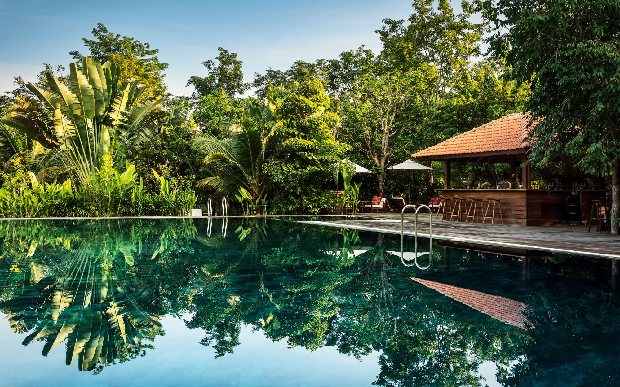 Kambodscha mal anders ab Siem Reap: Kambodscha Smiling Gecko Farmhouse Pool