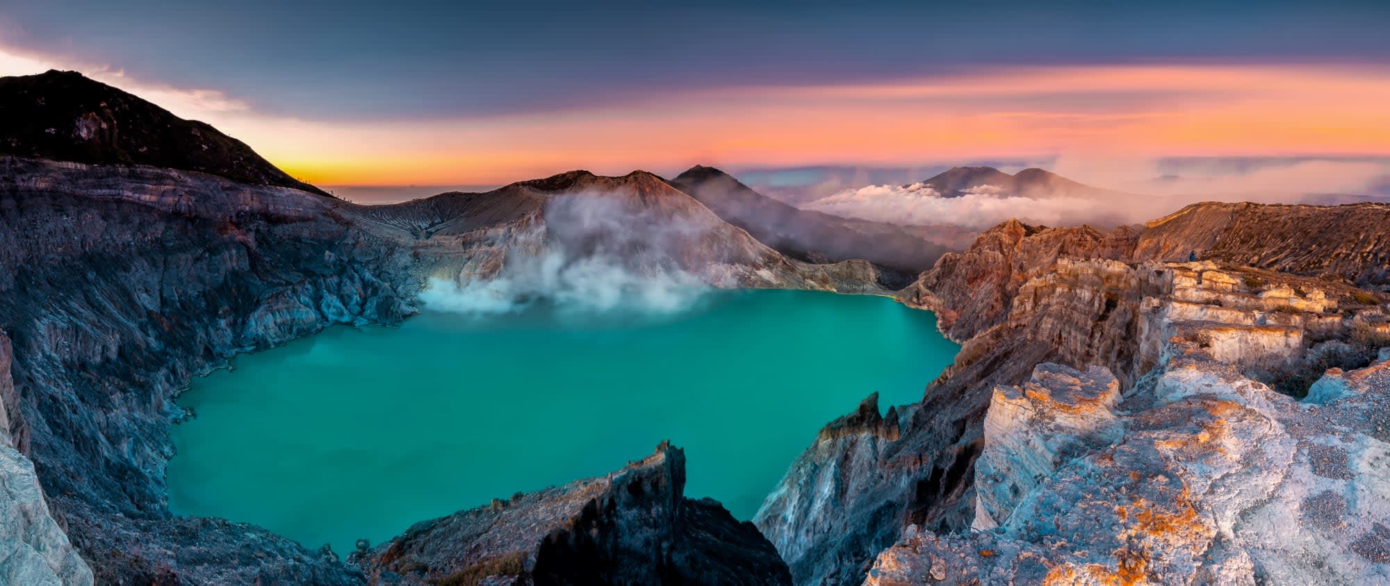 Imposanter Ijen Krater ab|bis Süd-Bali: Indonesien Java Mount Ijen
