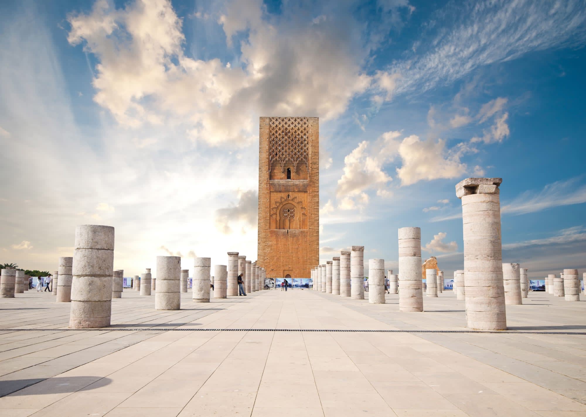 Marokko mal anders ab Marrakesch: Marokko Rabat Hassan Turm