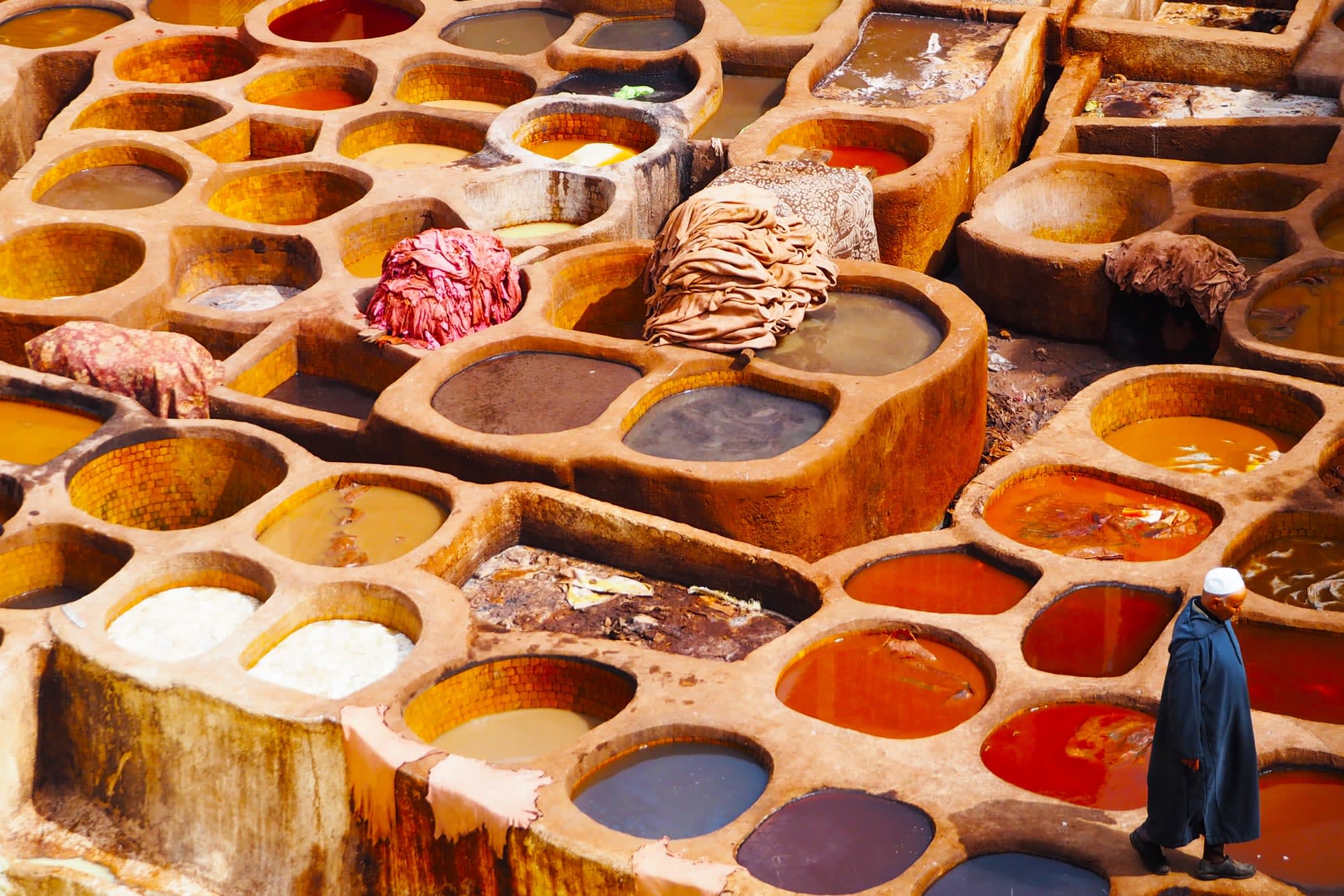Marokko mal anders ab Marrakesch: Marokko Fes Gerberei