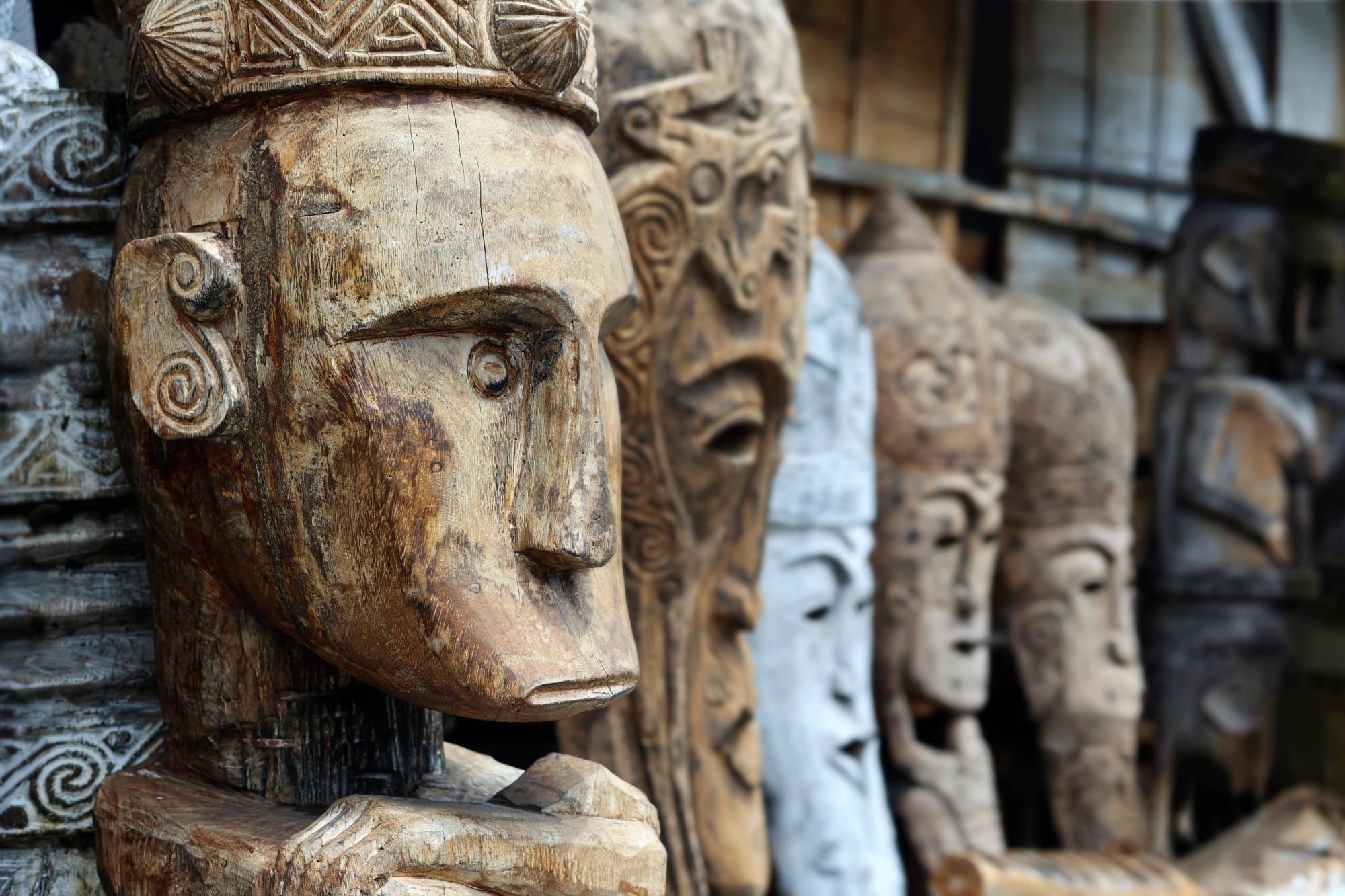 Unbekanntes Sumba: Indonesien Sumba antike Skulptur