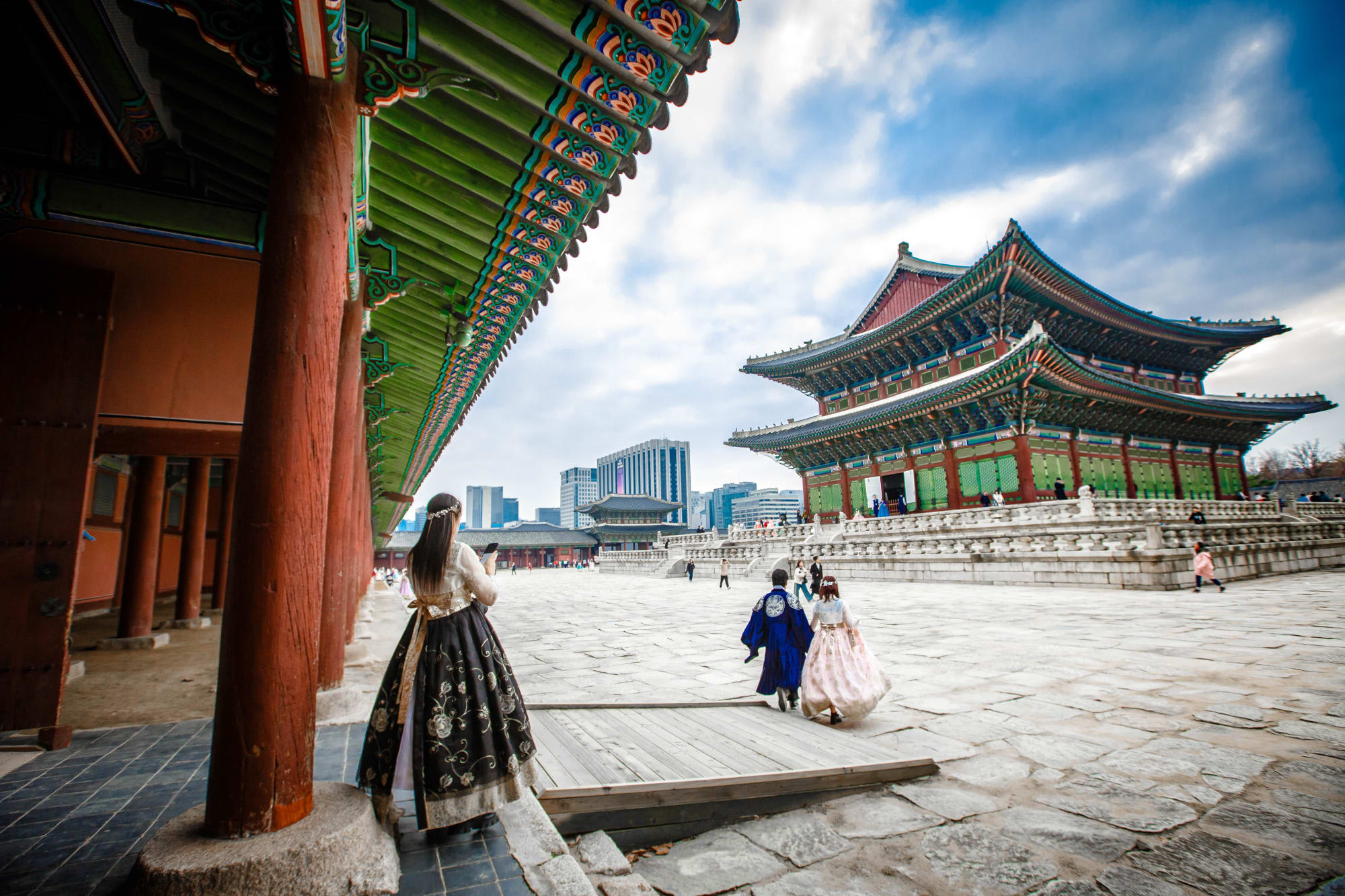 Südkoreas Nationalparks ab Seoul: Südkorea Seoul Gyeongbokgung Palast