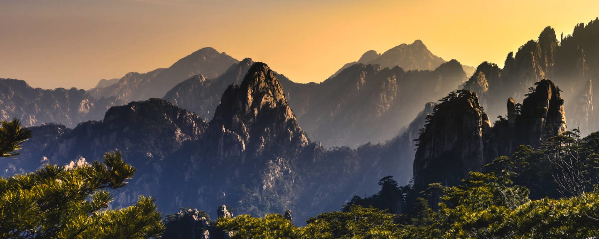 Kurztour Huangshan & Suzhou ab Shanghai: China Huangshan Gebirge