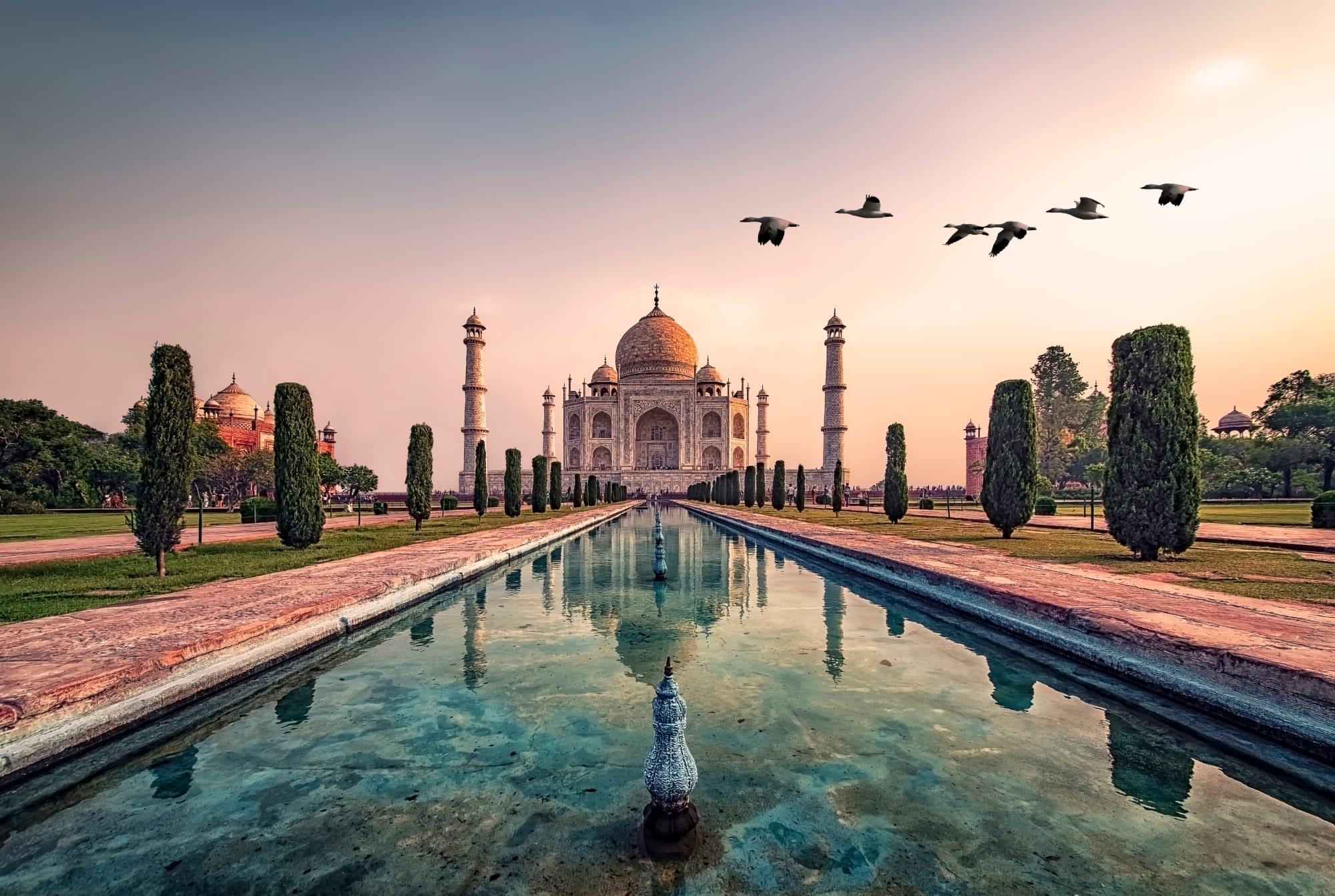 Tempel & Tierwelt Nordindiens ab Delhi: Indien Agra Taj Mahal