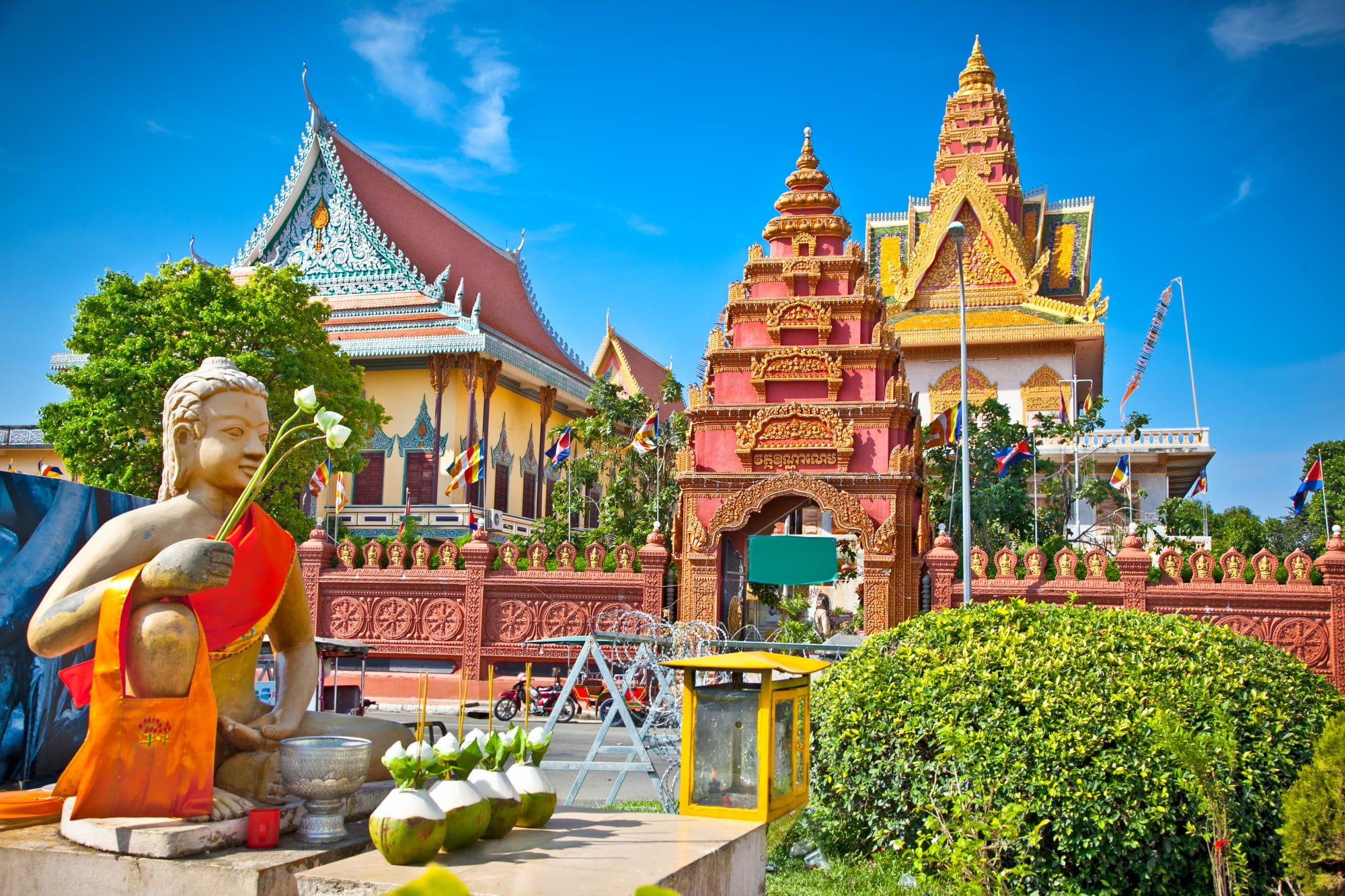 Klassisches Indochina: Kambodscha & Laos ab Phnom Penh: Kambodscha Phnom Penh Wat Ounalom