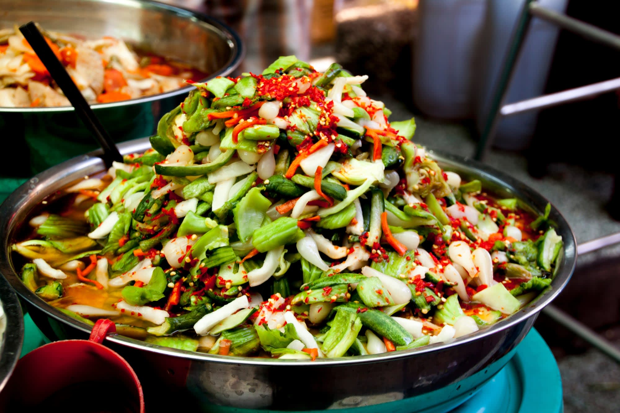 Klassisches Indochina: Kambodscha & Laos ab Phnom Penh: Kambodscha Asiatischer Salat mit Chilis 