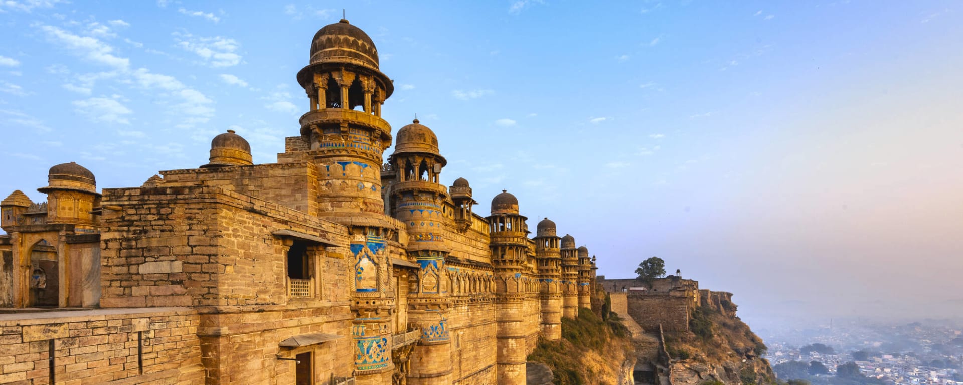 Architektur & Geschichte Zentralindiens ab Delhi: Indien Gwalior Fort
