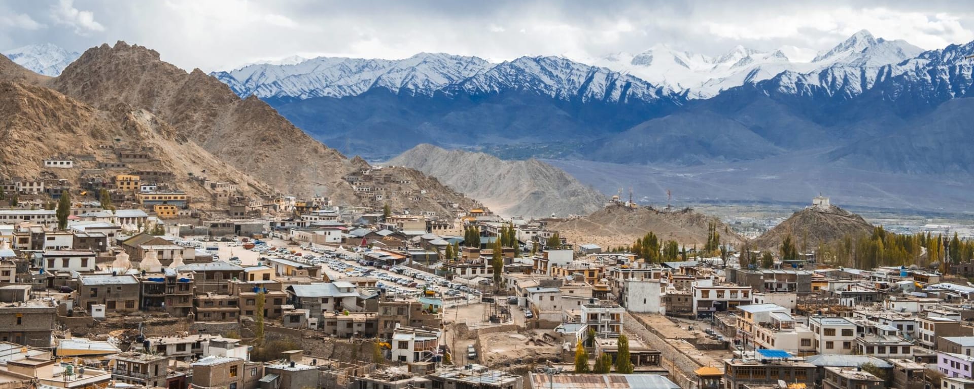 Auf den Spuren der Schneeleoparden ab Delhi: Indien Ladakh Leh Panorama