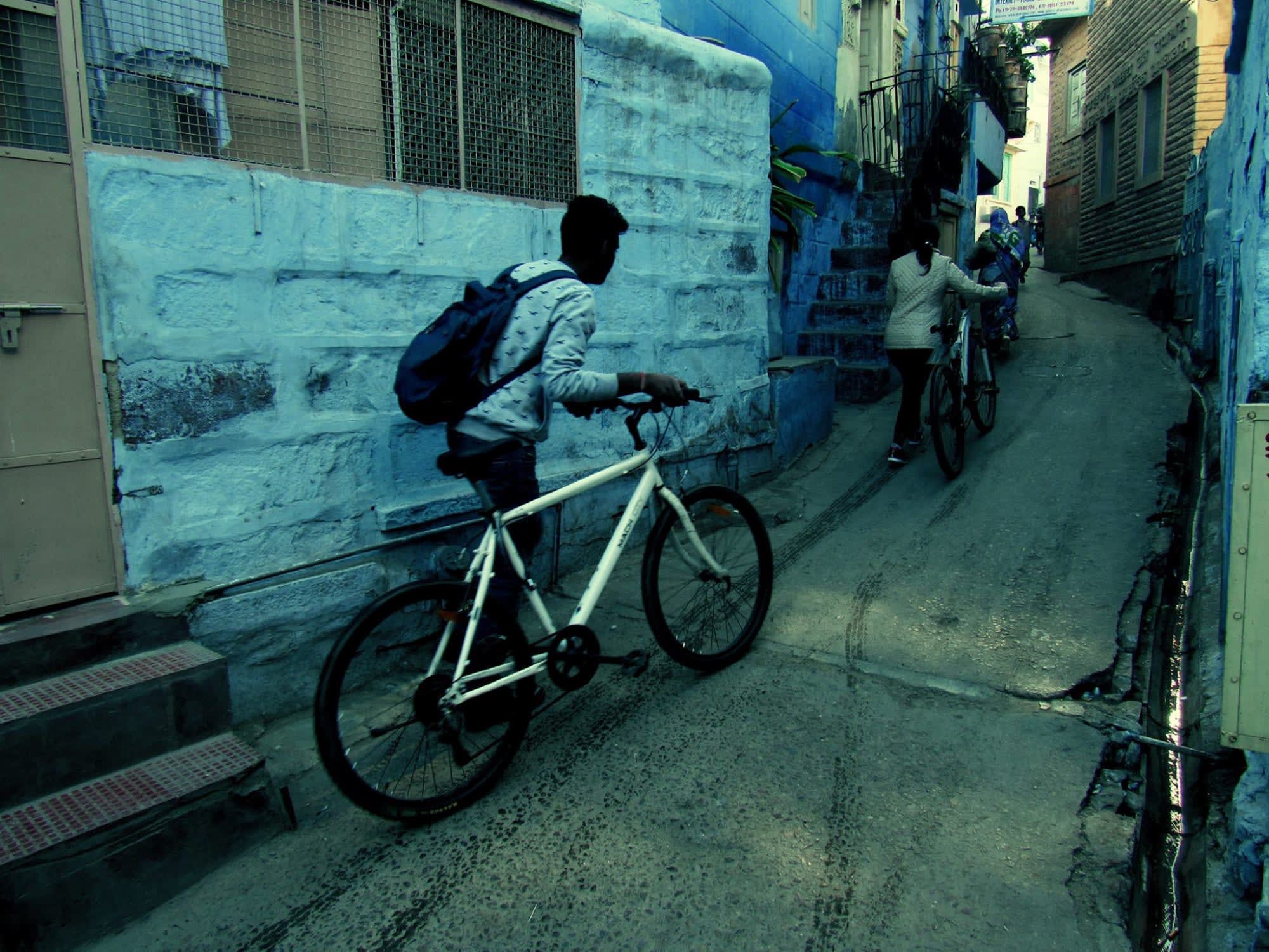 Fürstliches Rajasthan auf dem Fahrrad entdecken ab Delhi: Street Cycling