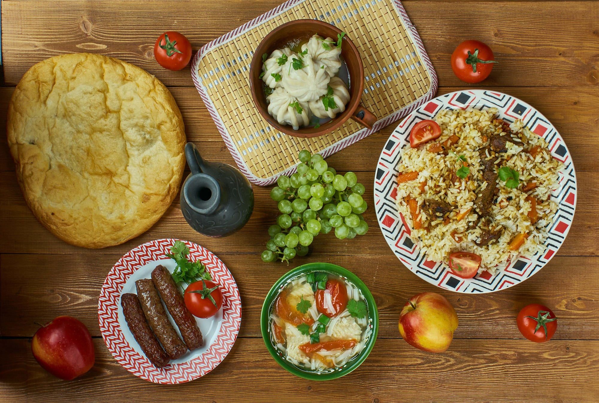 Klassisches Turkmenistan ab Aschgabat: Turkmenistan traditionelles Essen