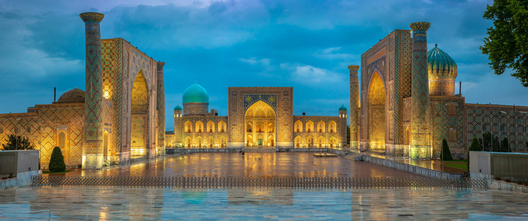 Reise ins Herz der Seidenstraße ab Taschkent: Usbekistan Samarkand Registan Platz
