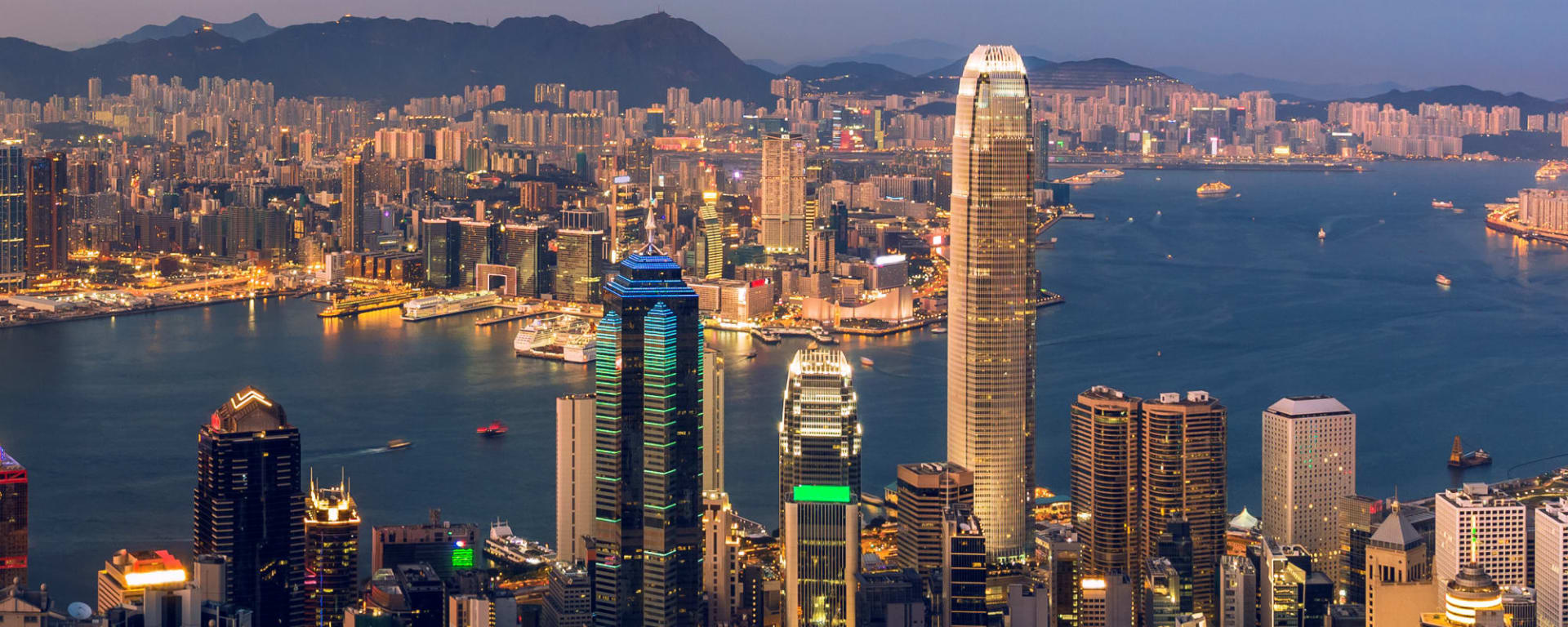 Hong Kong Stopover mit Macau: Hong Kong Skyline