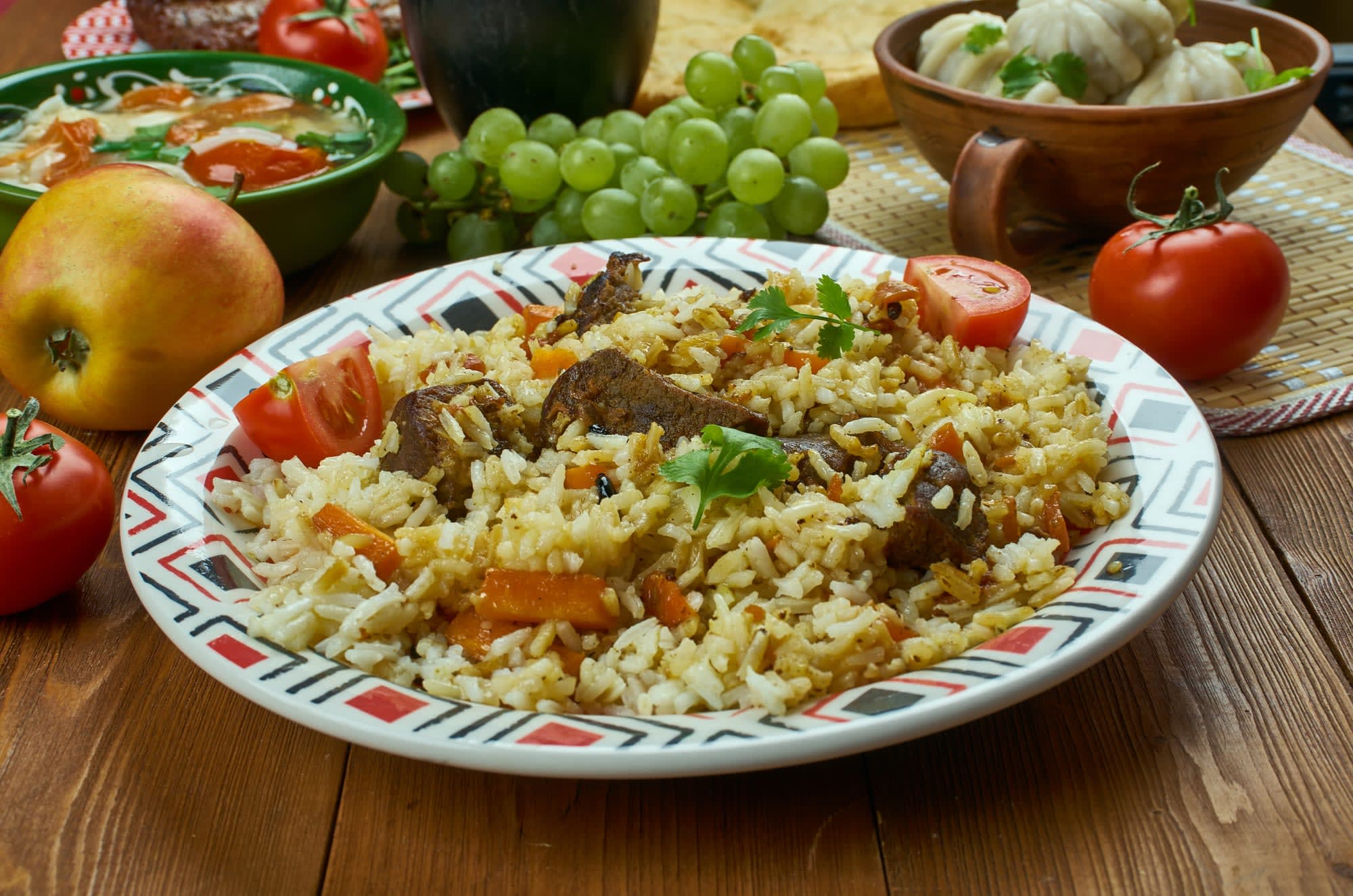Höhepunkte Turkmenistans ab Aschgabat: Turkmenistan Traditionelles Essen Pilaf