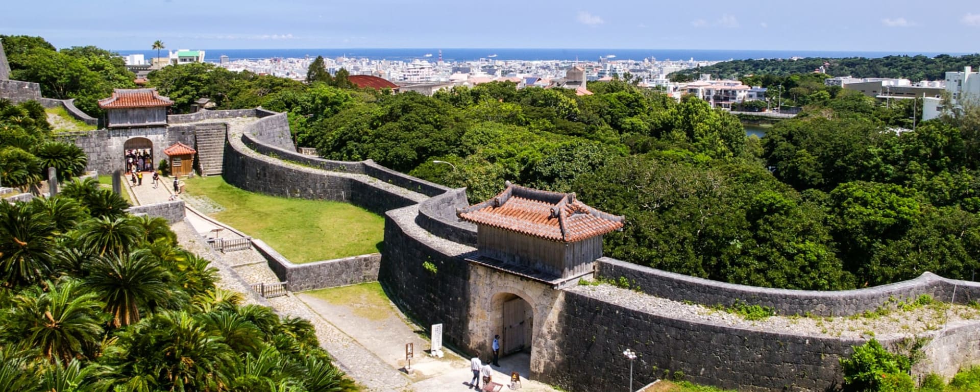 Okinawa Island Escape: Japan Okinawa Naha Shuri Castle Wall