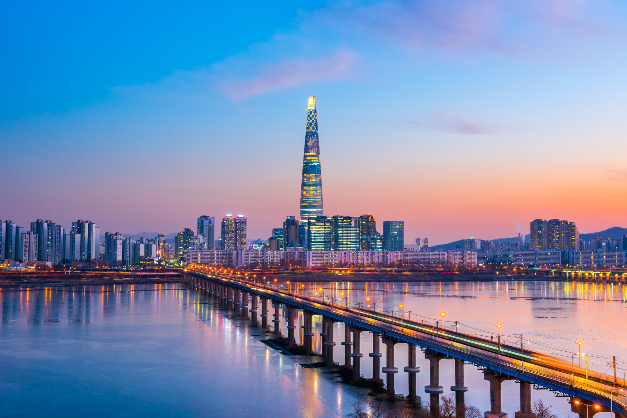 Fernöstliches Duo - Taiwan & Südkorea ab Taipei: Südkorea Seoul Han River Skyline