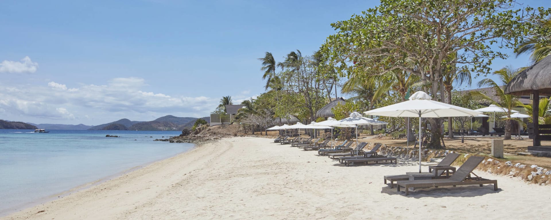 Inselwelten Palawan: beach: Two Seasons Coron Island Resort