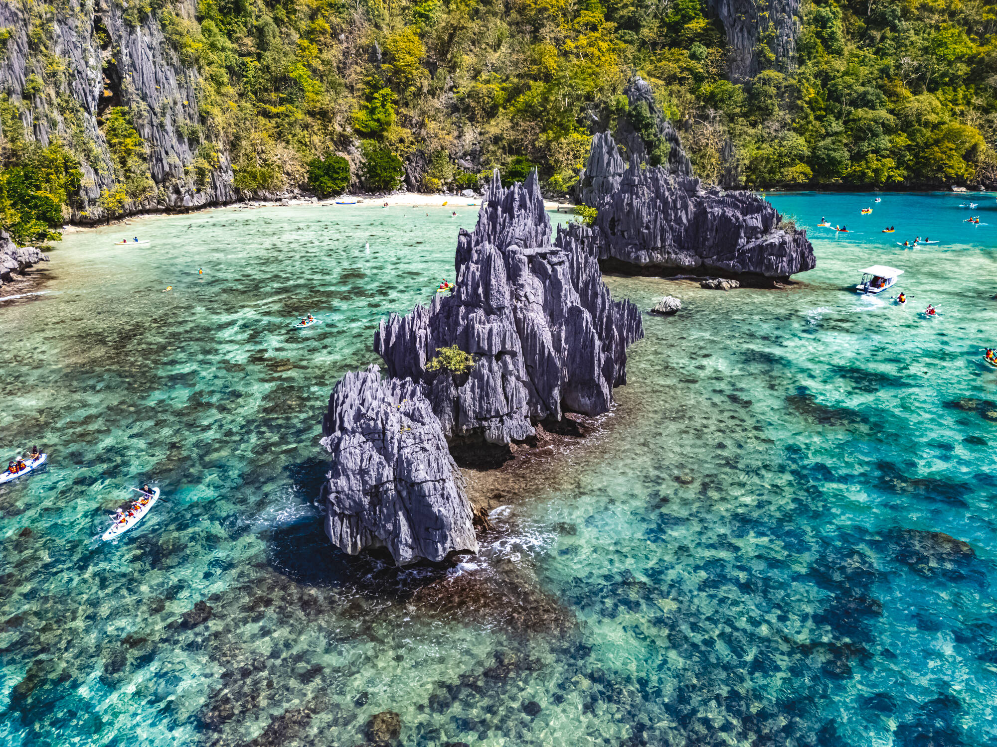 Inselwelten Palawan: Philippinen Palawan Cadlao Lagoon