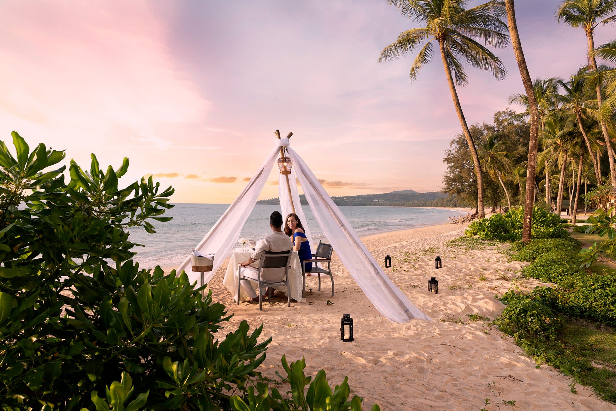 SAii Laguna Phuket: Thailand SAii Laguna Phuket Dinner am Strand