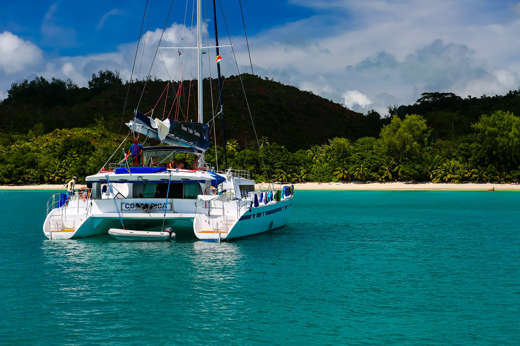 Praslin Dream Premium ab Mahé: Seychellen Katamaran Mojito 82