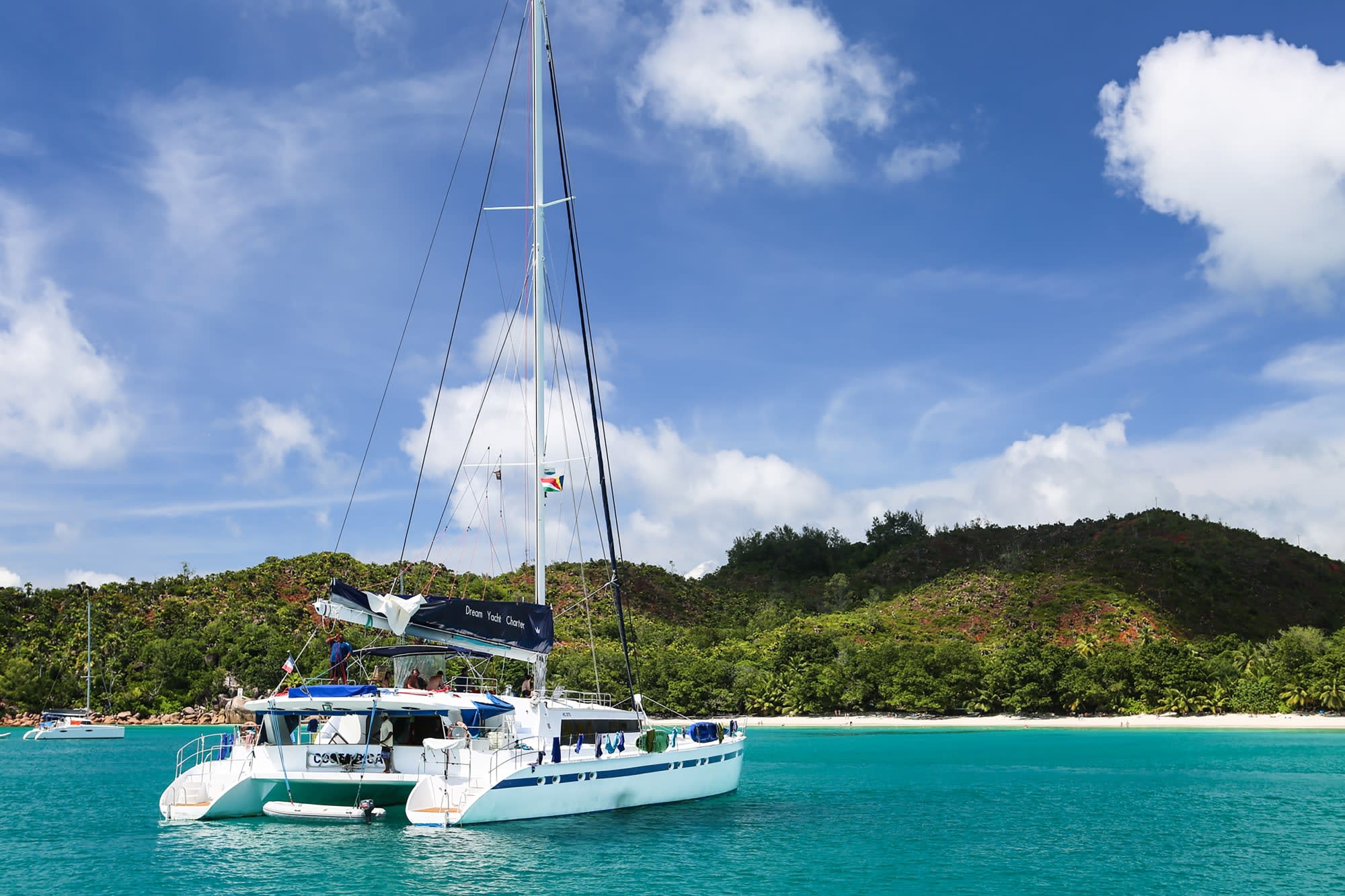 Praslin Dream Premium ab Mahé: Seychellen Katamaran Mojito 82