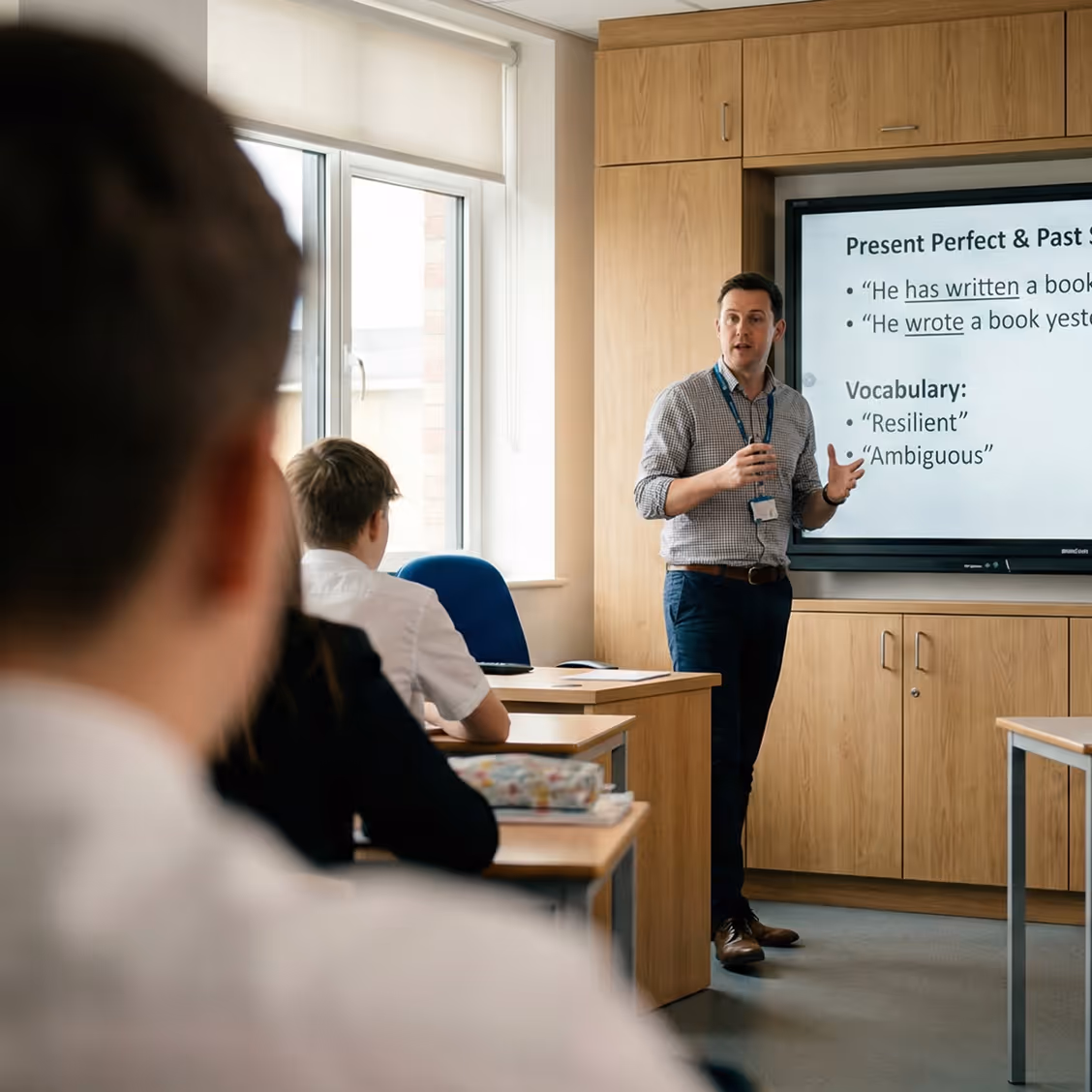 Illustratie van adaptief leermateriaal dat zich aanpast aan het tempo van de leerling.