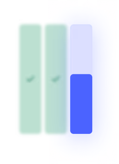 KennisKick voortgangsmeter op niveau Expert: volledige beheersing en verankering van kennis in het langetermijngeheugen.