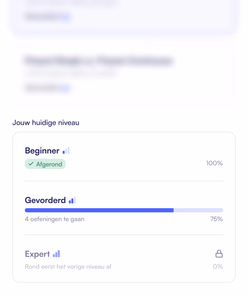Interface van KennisKick die adaptieve ondersteuning biedt aan een leerling die extra uitleg nodig heeft.