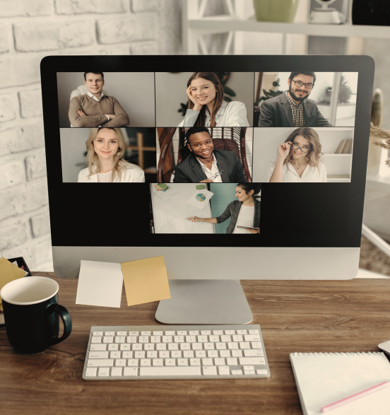 image of a coach consulting with a client