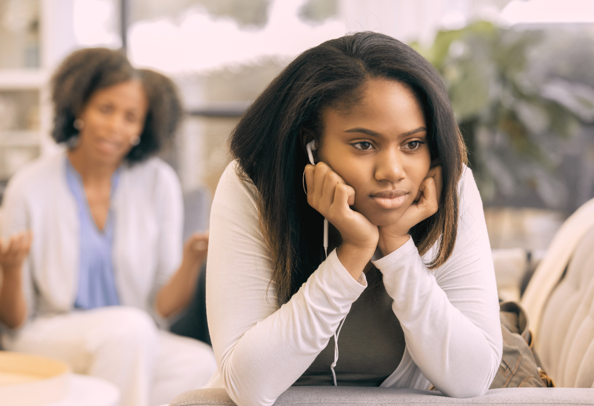 image of team member explaining a conservation project
