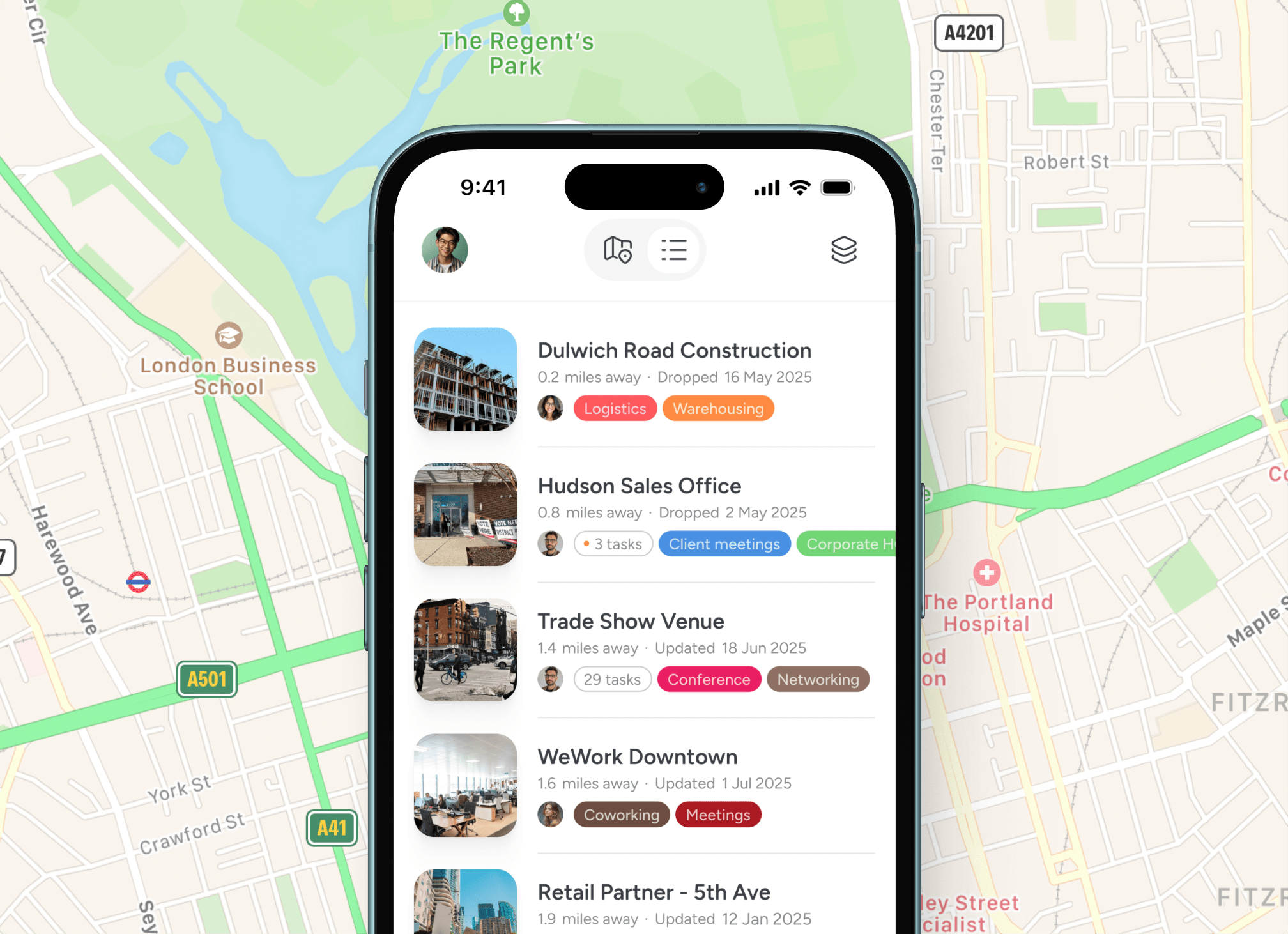 Structured tree records tab