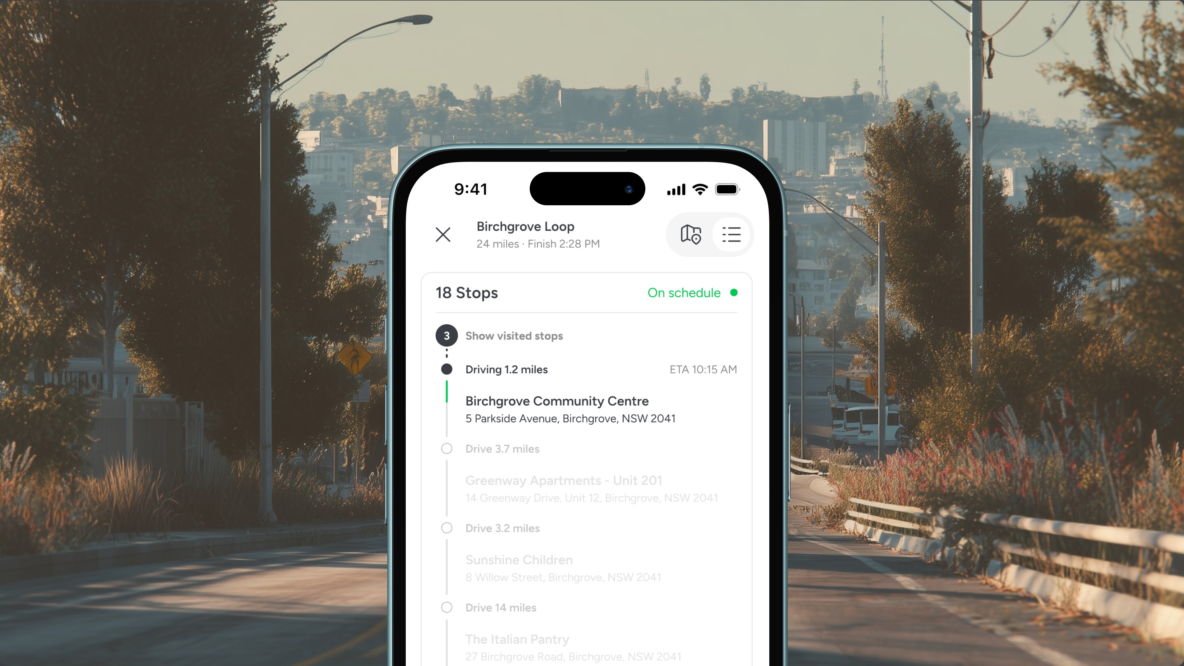 Structured photography tab