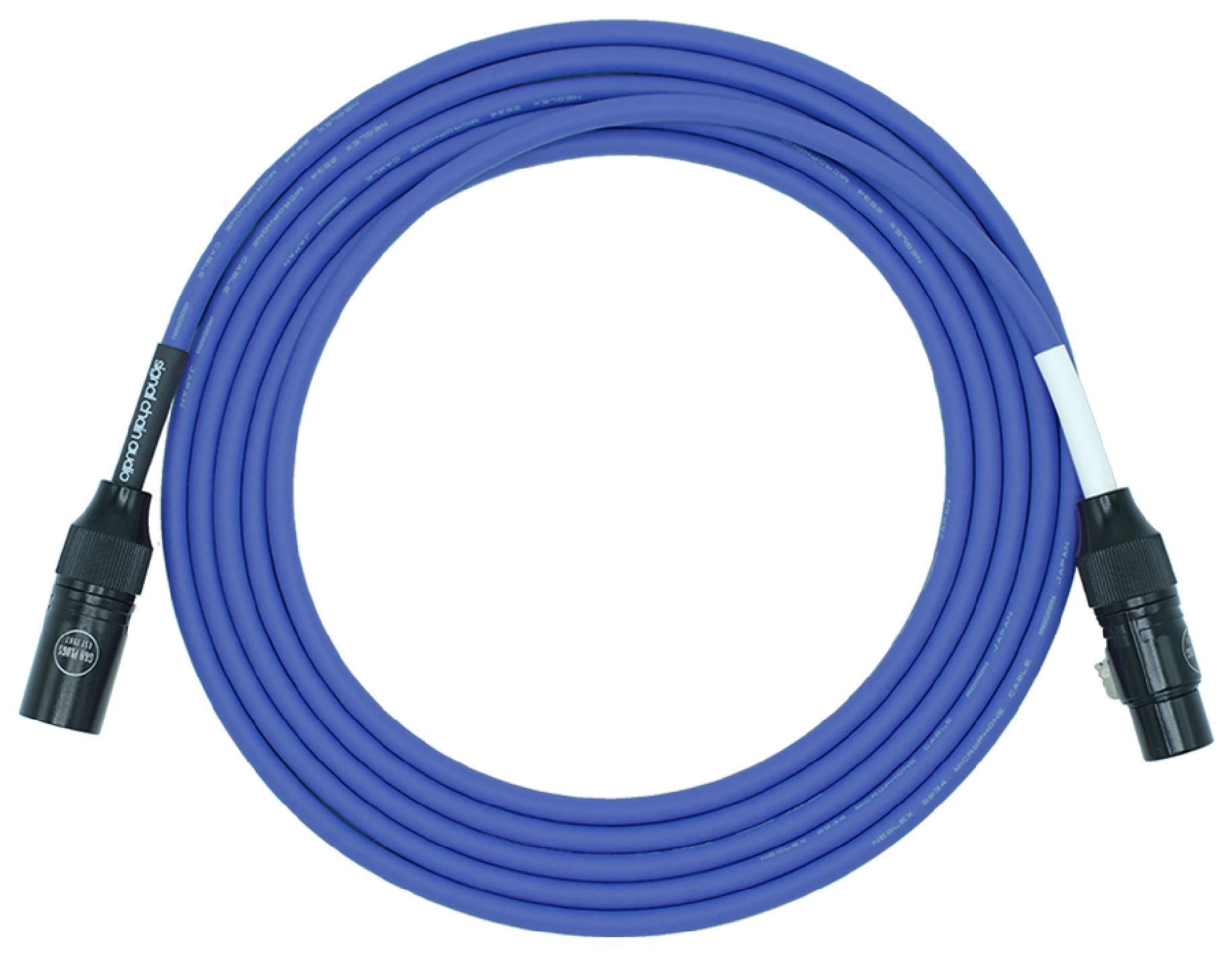 xlr cable blue